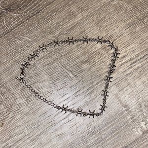 Barbed wire choker from Spencer’s